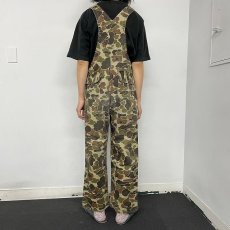 画像4: Carhartt ダックハンターカモ ダブルニーダックオーバーオール W38 (4)