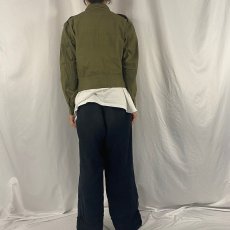 画像4: 50's  BRITISH ARMY グリーンデニム BATTLEDRESS JACKET 6 (4)