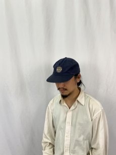 画像2: 90's Eddie Bauer USA製 ロゴ刺繍 コットンキャップ ONESIZE NAVY (2)