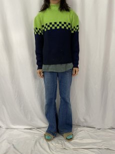 画像2: 70's ARCTIC WEAR ハイネックスキーセーター L (2)