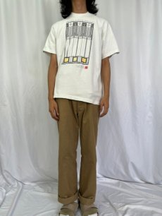 画像2: 90's Frank Lloyd Wright USA製 建築家 アートTシャツ L (2)