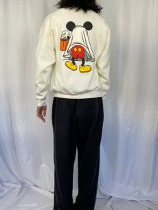 画像5: Disney MICKEY MOUSE "HALLOWEEN" キャラクタースウェット XL (5)