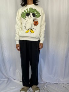 画像3: Disney MICKEY MOUSE "HALLOWEEN" キャラクタースウェット XL (3)