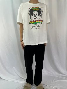 画像2: 90's USA製 MICKEY GONE DREAD キャラクターパロディTシャツ XL (2)