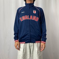 画像2: 2000's UMBRO "ENGLAND" トラックジャケット NAVY M (2)