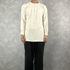 画像3: 40's Champion デカランタグ ステンシル入り フットボールTシャツ 42 (3)