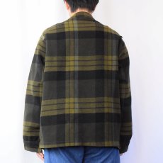 画像3: 60's PENDLETON チェック柄 ウールシャツジャケット M (3)