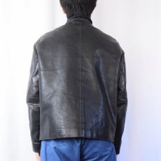 画像3: GAP レザージャケット BLACK S (3)