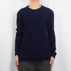 画像2: DAMART ビニロン×アクリルニットロンT NAVY XL (2)