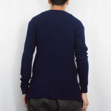 画像3: DAMART ビニロン×アクリルニットロンT NAVY XL (3)