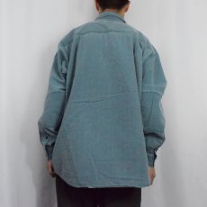 画像3: 2000's Patagonia ORGANIC COTTON エルボーパッチ付き コットンワークシャツ XXL (3)