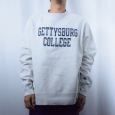 画像2: Champion REVERSE WEAVE "GETTYSBURG COLLEGE" プリントスウェット L (2)