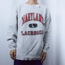 画像2: REVERSE WEAVE TYPE "MARYLAND LACROSSE" プリントスウェット (2)