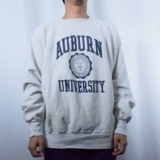 画像2: 90's USA製 REVERSE WEAVE TYPE "AUBURN UNIVERSITY" プリントスウェット XL (2)