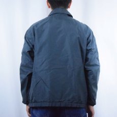 画像3: 70's L.L.Bean USA製 チンスト付き ナイロンコーチジャケット NAVY L (3)