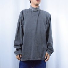 画像2: 90's J.CREW USA製 タートルネックロンT L (2)