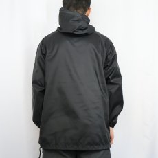 画像3: 60's Sportswear ナイロンアノラックパーカー BLACK (3)