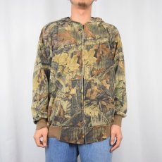 画像2: OUTDOOR OUTFITTER リアルツリーカモ柄 スウェットジップパーカー (2)