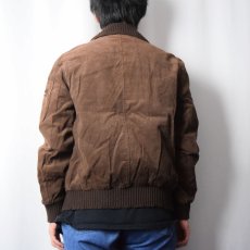 画像3: 70's〜 C&A UK製 コーデュロイジップジャケット BROWN SIZE40 (3)