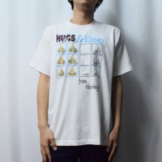 画像2: 90's HERSHEY'S USA製 "HUGS & Kisses" お菓子企業プリントTシャツ L (2)