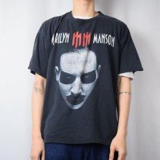 画像3: 2003 MARILYN MANSON ロックバンドツアーTシャツ BLACK (3)