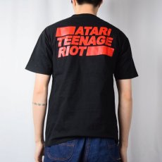 画像4: 90's ATARI TEENAGE RIOT デジタルハードコアバンドTシャツ BLACK (4)