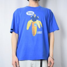 画像2: Silvio Berlusconi "PARTY AMSTERDAM" シュールプリントTシャツ XL (2)