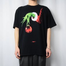 画像2: 2000's Dr.Seuss "The GRINCH" キャラクタープリントTシャツ BLACK XL (2)