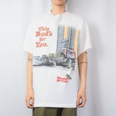 画像2: 90's Budweiser USA製 "This Bud's For You." ビールメーカー プリントTシャツ XL (2)