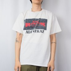 画像2: THE ROCK "ALCATRAZ" アクション映画プリントTシャツ L (2)