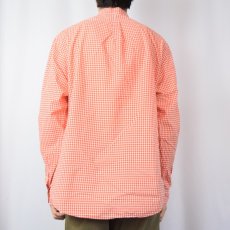 画像3: 【SALE】 Ralph Lauren ギンガムチェック柄 コットンボタンダウンシャツ XL (3)