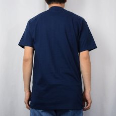 画像3: 90's Will Bullas "water hazard..." アートプリントTシャツ NAVY M (3)