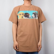 画像2: 90's Will Bullas "the nerd dogs..." アートプリントTシャツ L (2)