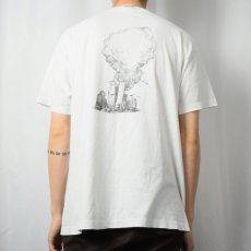 画像4: 90's "WORLD TRADE CENTER BLAST" アメリカ同時多発テロ事件プリントTシャツ XL (4)