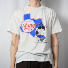 画像2: 70〜80's SNOOPY "Rangers" キャラクタープリントTシャツ XL (2)