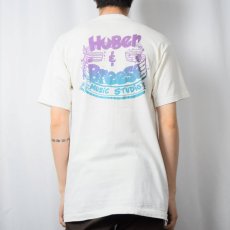 画像4: 90's Huber Breese Music USA製 楽器店 キャラクタープリントTシャツ L (4)