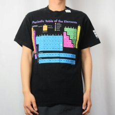 画像2: 90's "Periodic Table of the Elements" 周期表プリントTシャツ M (2)