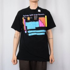 画像2: 90's "Periodic Table of the Elements" 周期表プリントTシャツ L (2)