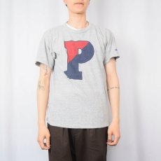 画像2: 90's Champion USA製 "Pennsylvania" 染み込み カレッジプリントTシャツ L (2)