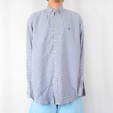 画像2: POLO Ralph Lauren "BLAKE" ギンガムチェック柄 コットンボタンダウンシャツ L (2)