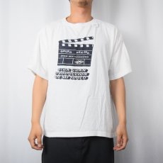 画像2: 90's Ryan Mottesheard 放送作家 カチンコプリントTシャツ XL (2)