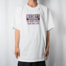 画像2: HERSHEY'S お菓子企業 ロゴプリントTシャツ XL (2)