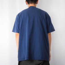 画像3: MOTOROLA 携帯電話企業ロゴプリントTシャツ NAVY XL (3)