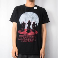 画像2: STRANGER THINGS SFドラマ プリントTシャツ BLACK L (2)