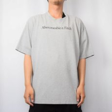 画像2: Abercrombie&Fitch ロゴプリントTシャツ XL (2)