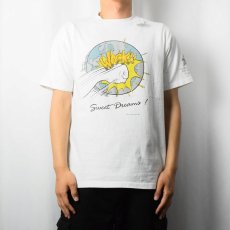 画像2: 90's "Sweet Dreams!" シュールイラストプリントTシャツ (2)