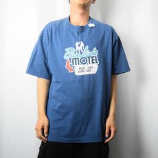 画像2: 【お客様専用ページ】Blue Light Motel モーテルプリントTシャツ XL (2)