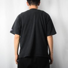 画像3: 90's Champion ヘンリーネックTシャツ BLACK M (3)