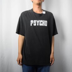 画像2: PSYCHO サイコスリラー映画プリントTシャツ XL (2)