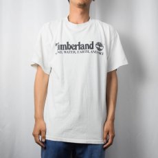 画像2: 90's Timberland USA製 ロゴプリントTシャツ M (2)